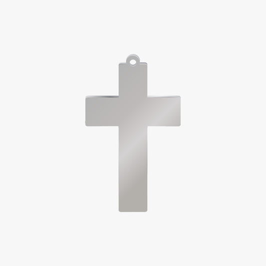 Dije Acero Cruz 54 x 36mm x 1mm