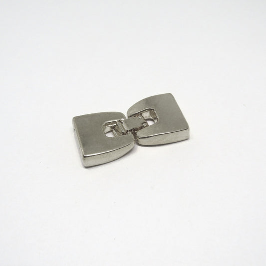 Broche Samak para Cuero 7 x 2mm Plano Plateado 31 x 17mm