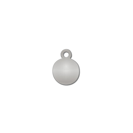 Base Acero Redonda 9mm 1 Argolla