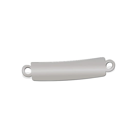Base Pulsera Acero Lisa 36 x 7mm x 1mm