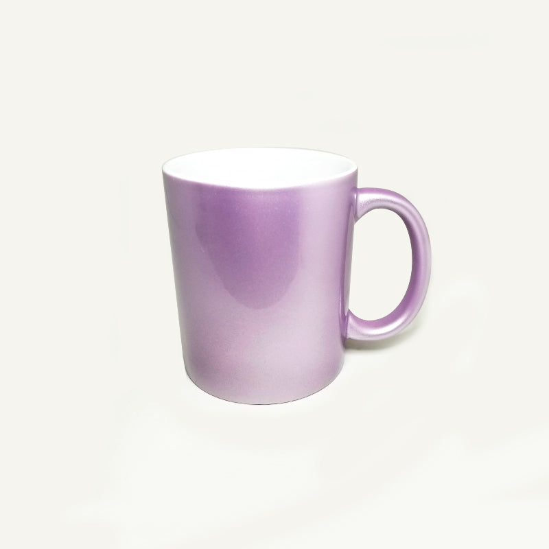 Taza Lila Sublimada Fondo Blanco