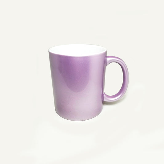 Taza Lila Sublimada Fondo Blanco