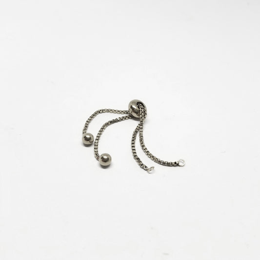 Pulsera Acero Nikel Tipo Pandora Ajustable 13.5cm – Tono níquel