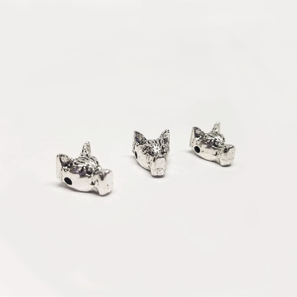 Pewter Separador Zorro 12 x 8mm 42593 – Envejecido