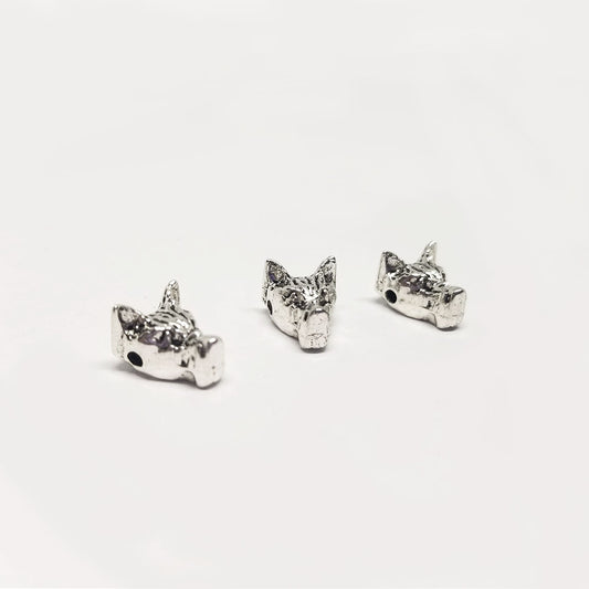 Pewter Separador Zorro 12 x 8mm 42593 – Envejecido