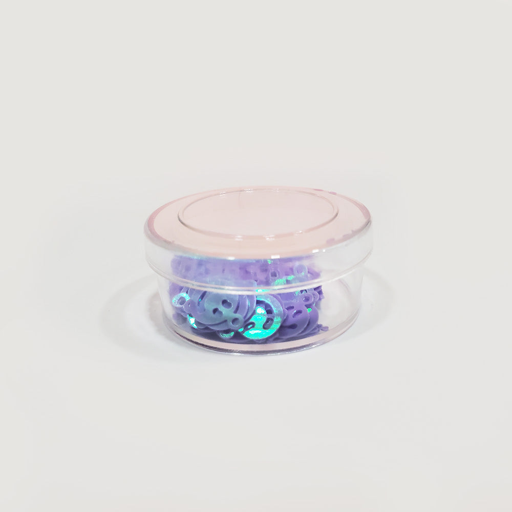 Glitter Cara Feliz para Decorar Resina x 0.83grm Aprox. – 12 colores surtidos
