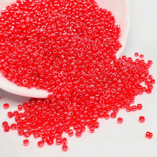 Mostacilla Rojo Transparente 12/0