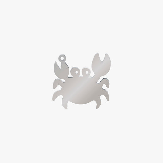 Dije Acero Cangrejo 15mm x 1mm 1 Argolla