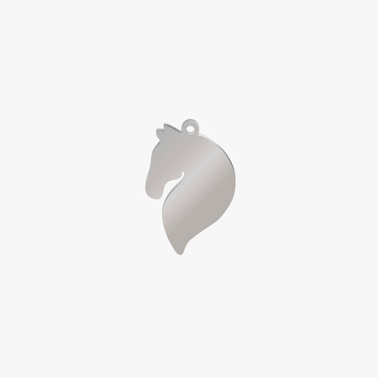 Dije Acero Caballo 15 x 10mm x 1mm 1 Argolla