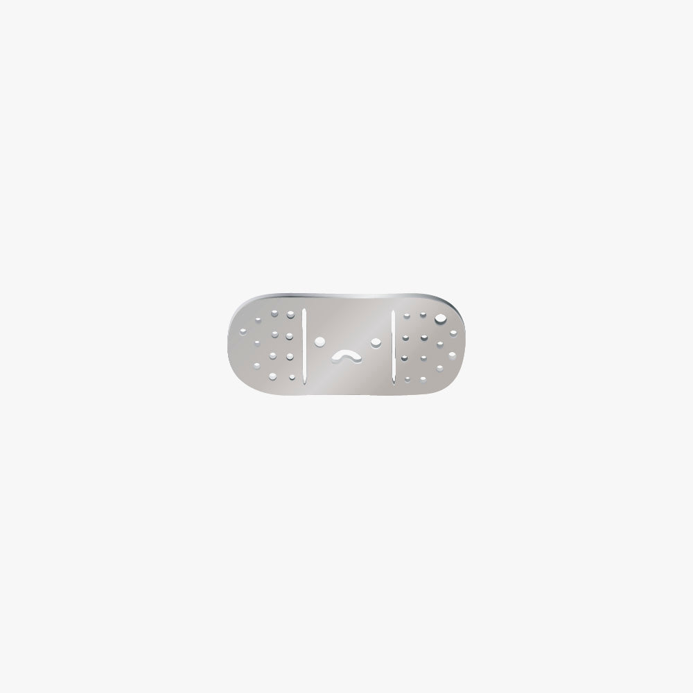 Dije Acero Bandita 19 x 11mm x 1mm 1 Agujero