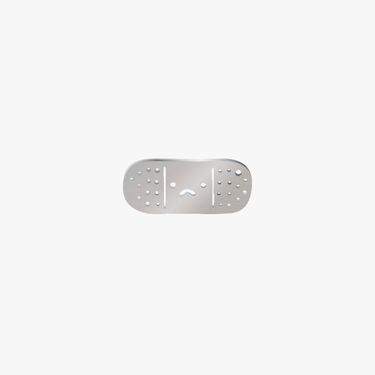 Dije Acero Bandita 19 x 11mm x 1mm 1 Agujero