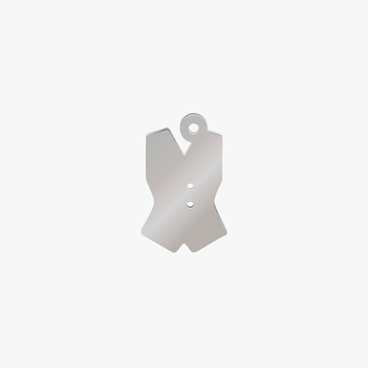 Dije Acero Chaleco 15 x 10mm x 1mm 1 Argolla