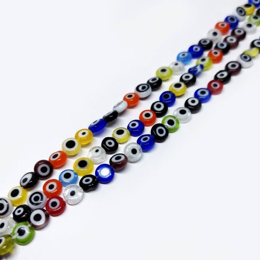 Ojo Turco Multicolor Plano 6mm