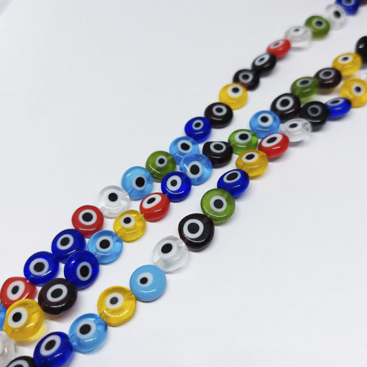 Ojo Turco Multicolor Plano 8mm