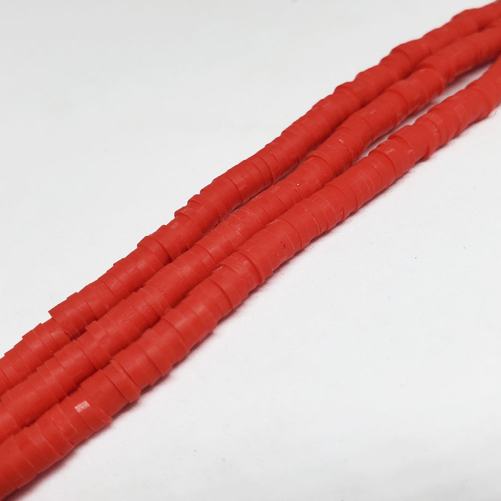 Puka Rojo Oscuro 4mm