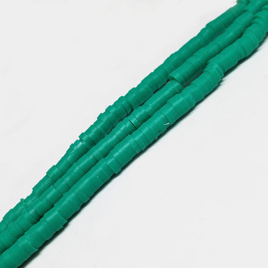 Puka Verde Turquesa Oscuro 4mm