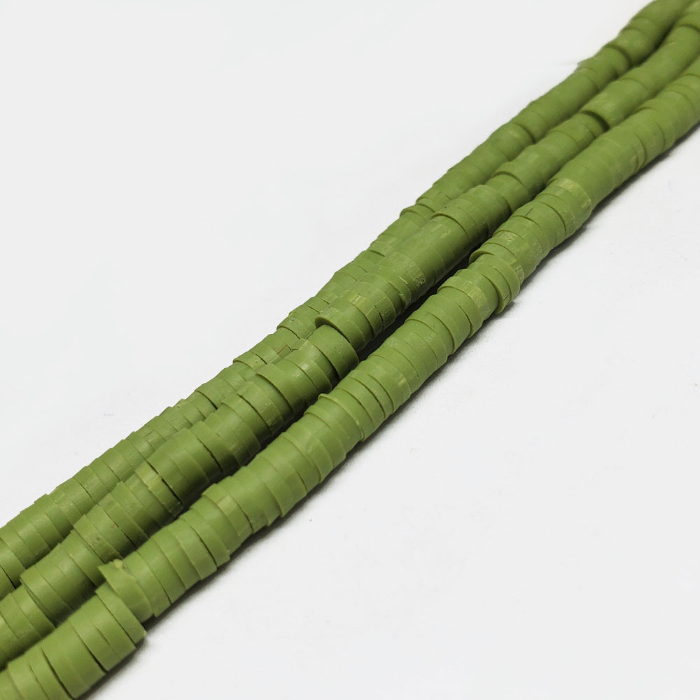 Puka Verde Olivo Mate 4mm