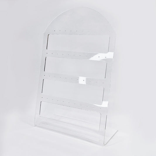 Exhibidor Arete Acrílico 4 Filas 30.5 x 21cm x 3mm