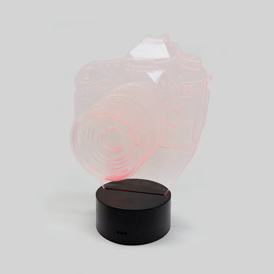 Lampara Led 3d Personalizada Luz Multicolor + Control