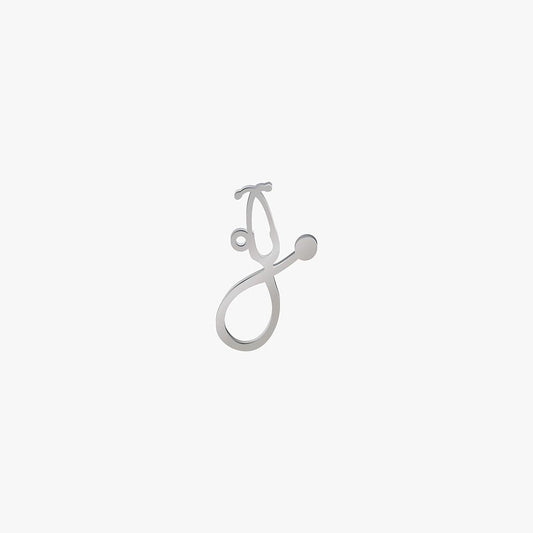 Dije Acero Estetoscopio 32 x 17mm x 1mm 1 Argolla