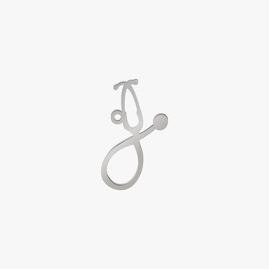 Dije Acero Estetoscopio 36 x 20mm x 1mm 1 Argolla