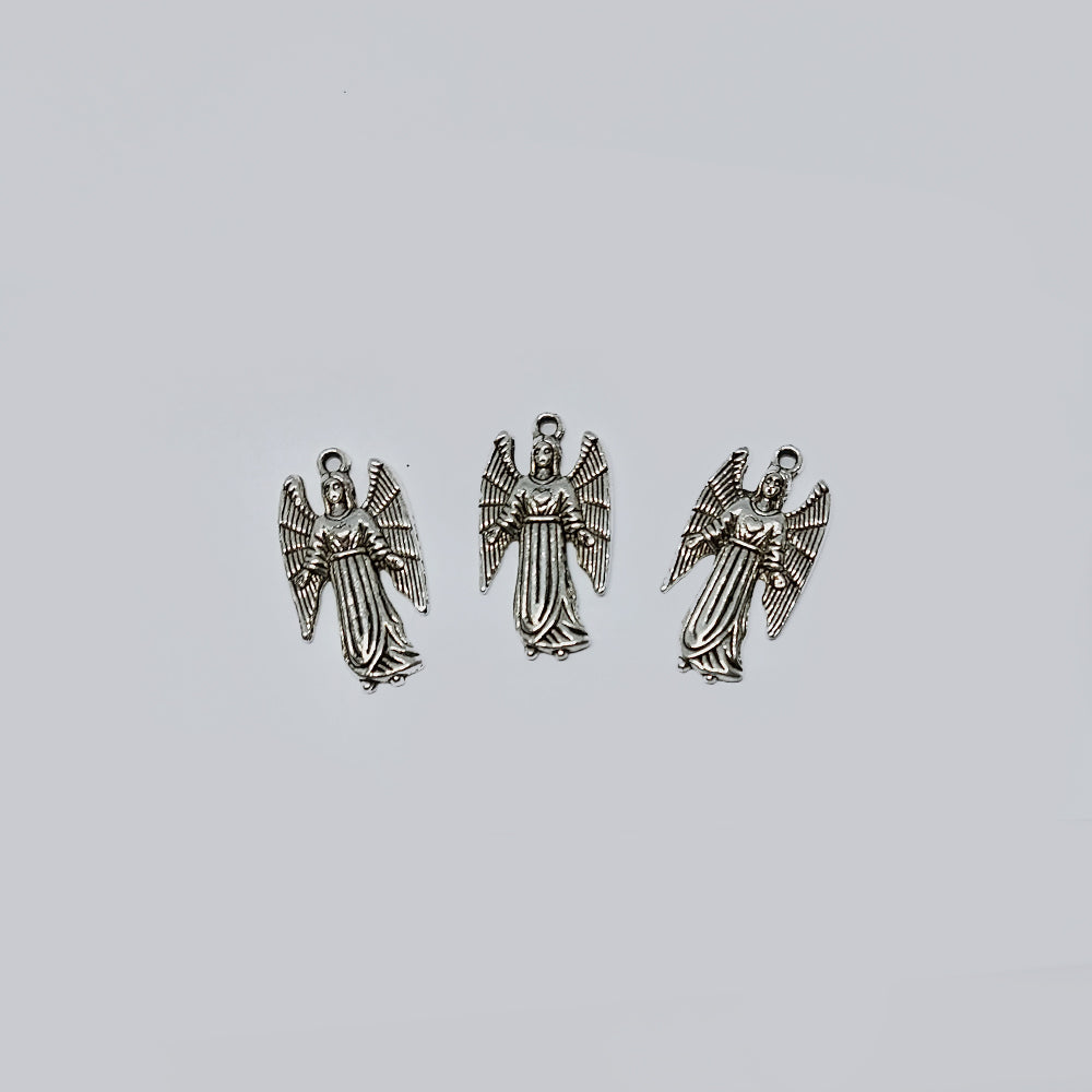 Pewter Dije Angel Samuel 1699 – Envejecido