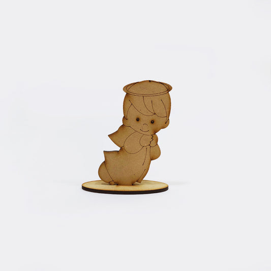 Angel Mdf con Base 9 x 5cm x 3mm
