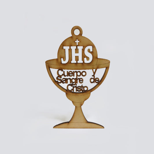 Caliz Jhs Mdf 15 x 9cm x 3mm 1 Argolla