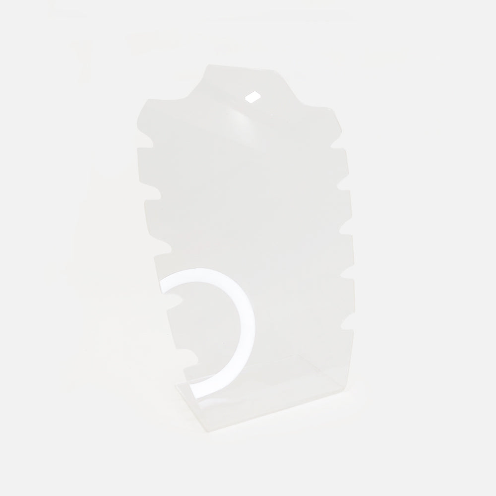 Exhibidor Cuello Acrílico 22 x 15cm x 3mm (base 9cm)