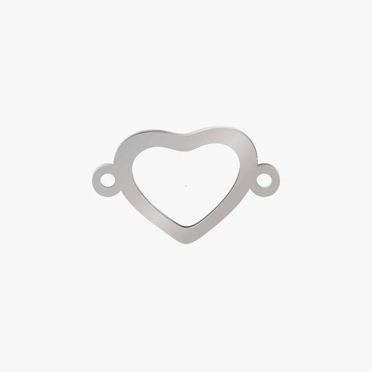 Base Separador Placa-corazon 20mm x 1mm 2 Argollas