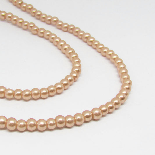 Perla Acrílica 4mm Beige