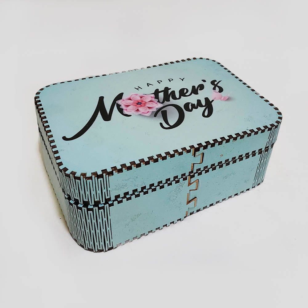 Caja Rectangular Mdf con Impresion Uv 17 x 12 x 36.8cm x 3mm