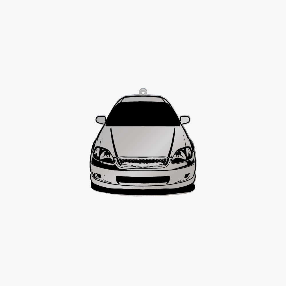 Dije Acero Figura Vehiculo Grabado Laser 40mm x 1mm 1 Argolla
