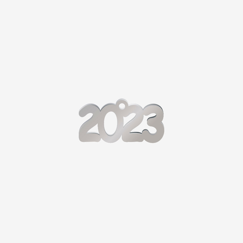 Dije Acero 2023 Plateado 10 x 20mm x 1mm 1 Argolla