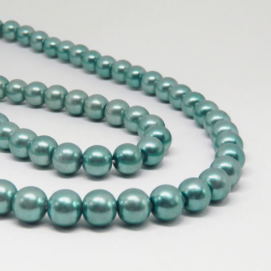 Perla Acrílica 10mm Azul Grisaseo