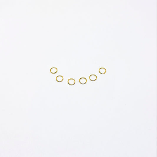 Argolla Baño Oro 0.7 x 5mm – Dorado
