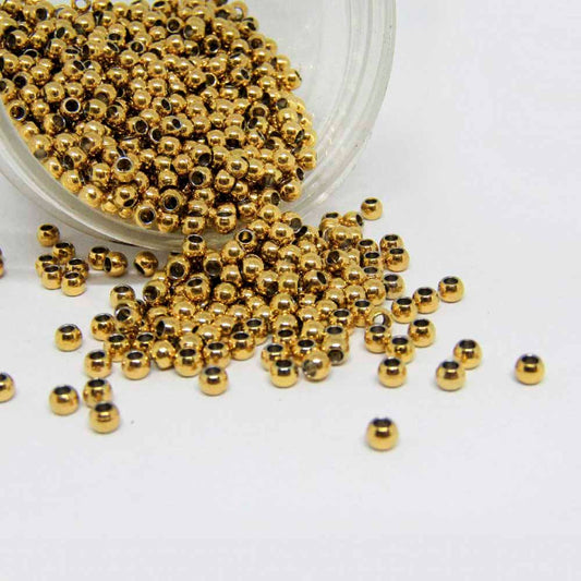 Balin Baño de Oro 3mm – Dorado