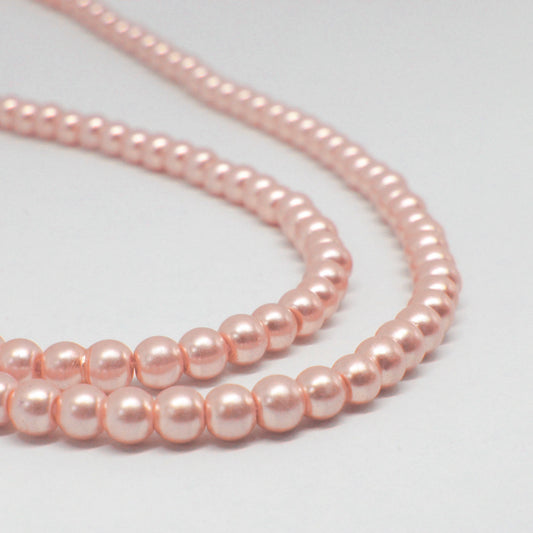Perla Acrílica 4mm Rosa Claro #10 – Rosado claro