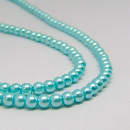 Perla Acrílica 4mm Celeste Pastel #30