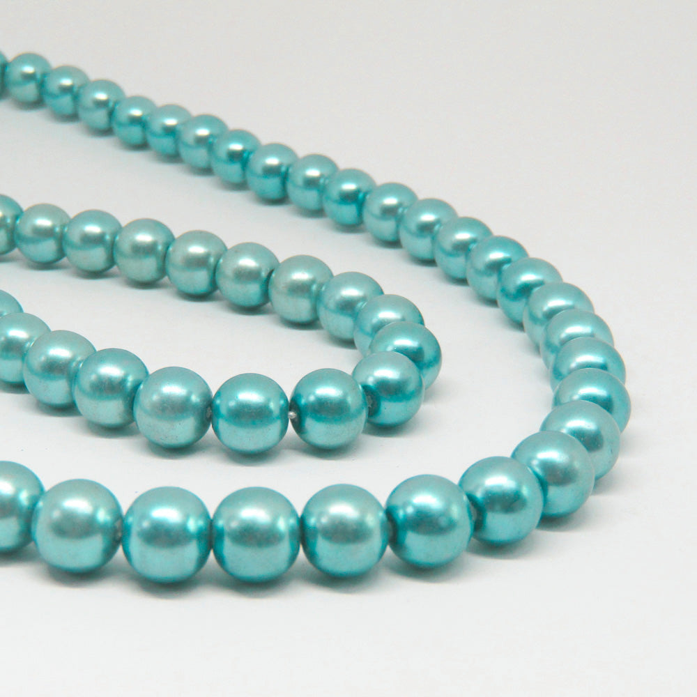 Perla Acrílica 10mm Celeste Pastel