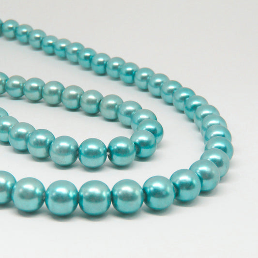 Perla Acrílica 10mm Celeste Pastel