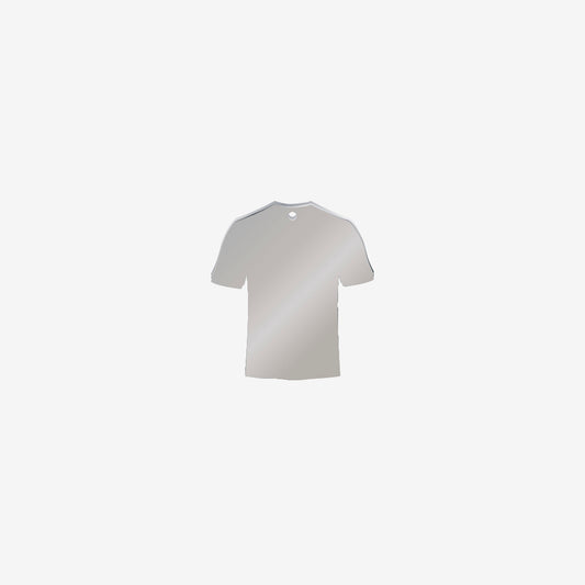 Dije Acero Camisa Plateado 40 x 36mm x 1mm 1 Agujero