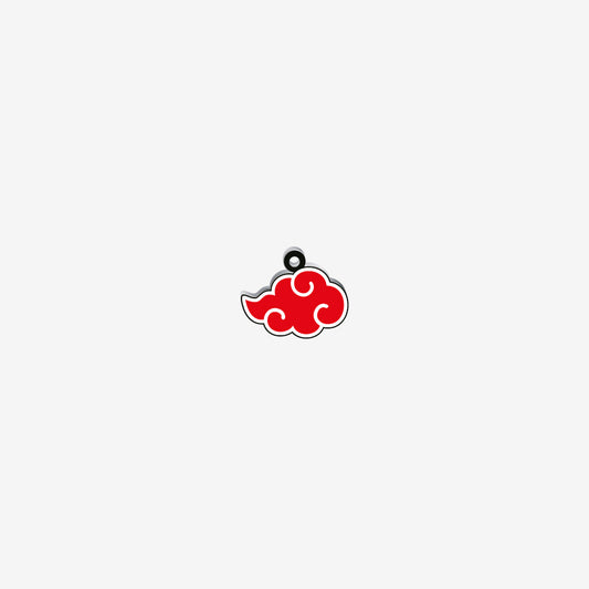 Dije Acero Akatsuki Plateado + Uv 12 x 15mm x 1mm 1 Argolla