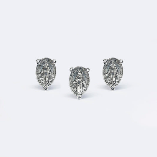 Pewter Encuentro Nuestra Senora Medalla Milagrosa 961 – Envejecido