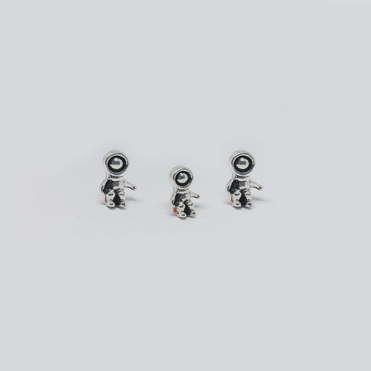 Pewter Dije Astronauta 43952 13 x 9mm – Envejecido