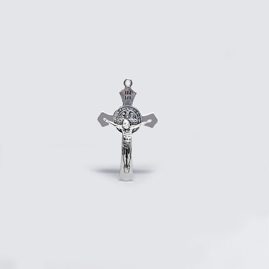 Pewter Cruz San Benito 41351 70 x 41mm – Envejecido