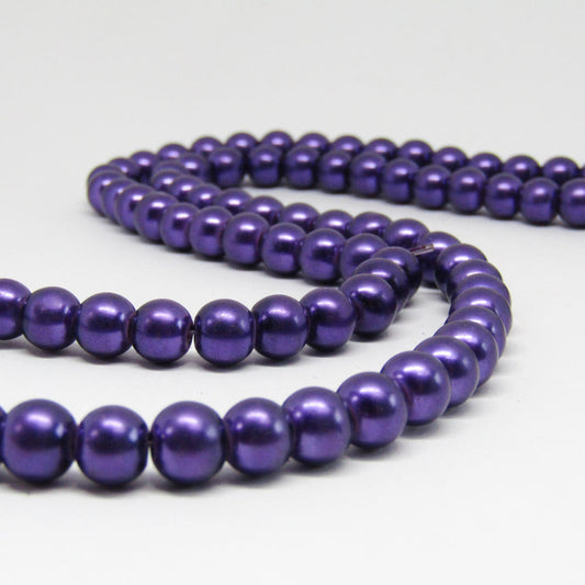 Perla Acrílica 8mm Morado
