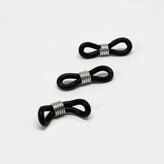 Porta Lente Negro Plateado
