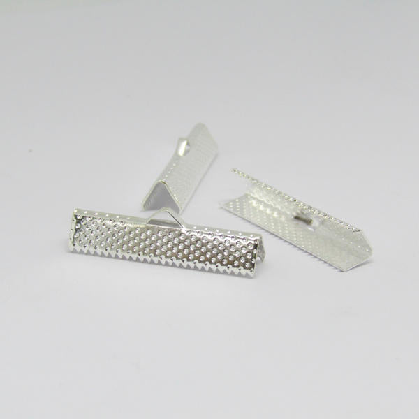 Terminal Maleta 30mm Plateado x 500