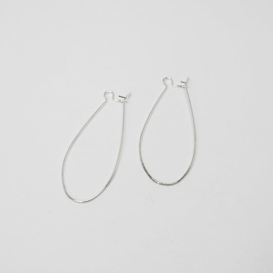 Gancho para Arete Oval 40mm x 1000 – Plateado